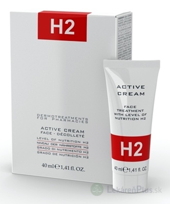 H2 ACTIVE CREAM 24-hodinový aktívny krém na tvár 1x40 ml