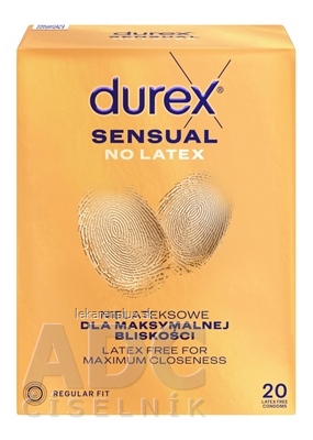 DUREX Sensual No Latex nelatexový kondóm 1x20 ks