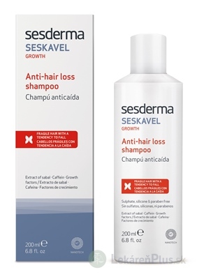 sesderma SESKAVEL Šampón proti vypadávaniu vlasov 1x200 ml