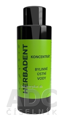 HERBADENT Original Koncentrát Bylinná ÚSTNA VODA 1x100 ml