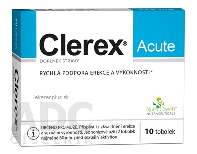 Clerex Acute cps, pre mužov, 1x10 ks