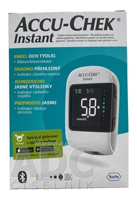 ACCU-CHEK Instant Glukomer súprava na monitorovanie krvnej glukózy (inov.2021) 1x1 ks