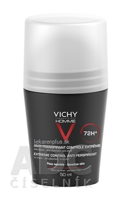 VICHY HOMME DEO ROLL-ON INT.PROTI NADM.POTENIU 72H (M6633402) 1x50 ml