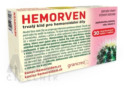 HEMORVEN tbl 1x30 ks