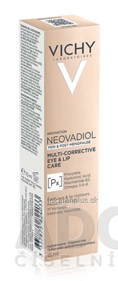 VICHY NEOVADIOL PERI & POST-MENOPAUSE EYE & LIP krém na okolie očí a pier 1x15 ml