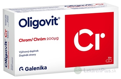 Oligovit Cr 200 µg cps (chróm) 1x30 ks