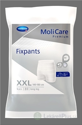 MoliCare Premium Fixpants long leg XXL fixačné nohavičky (140-180 cm) 1x5 ks