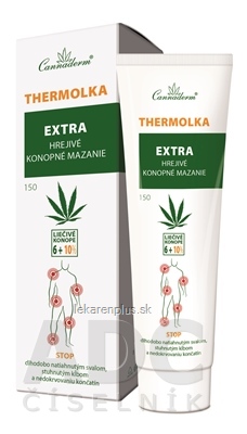 Cannaderm THERMOLKA EXTRA hrejivé konopné mazanie 1x150 ml