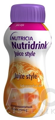 Nutridrink Juice style s pomarančovou príchuťou 24x200 ml (4800 ml)