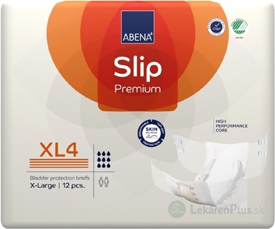 ABENA Slip Premium XL4 plienkové nohavičky, boky 110-170 cm, savosť 4000 ml, 1x12 ks