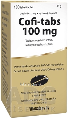 Vitabalans Cofi-tabs tbl 1x100 ks