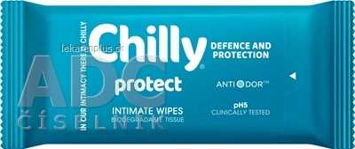 Chilly protect INTIMATE WIPES intímne obrúsky pre ochranný účinok 1x12 ks