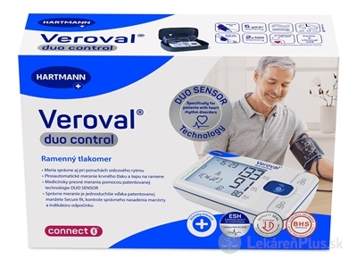 Veroval Duo Control Connect Large tlakomer digitálny ramenný s manžetou L (32-42 cm) 1x1 ks