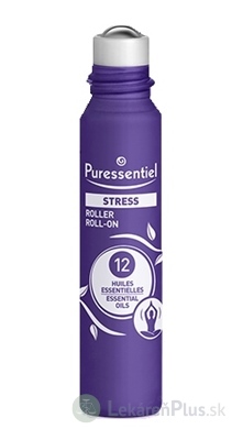 PURESSENTIEL Roll-on proti stresu 12 esenciálnych olejov 1x5 ml