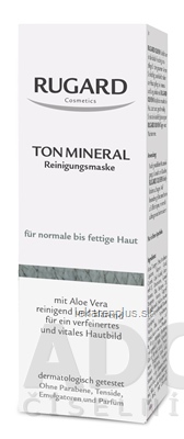 RUGARD TON MINERAL Gélová ílová MASKA pre normálnu až mastnú pleť 1x100 ml