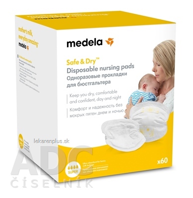 MEDELA Vložky do podprsenky super, jednorazové 1x60 ks