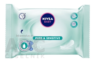 NIVEA BABY Čistiace obrúsky PURE&SENSITIVE 1x63 ks