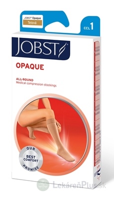 JOBST OPAQUE kompresívne lýtkové pančuchy I.KT, so zatvorenou špičkou, telové, veľ. IV., 1x1 pár