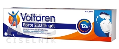 Voltaren Forte 2,32 % gél gel (tuba LDPE/Al/LLDPE/HDPE/Antiblock Masterbatch s odkláp.uzáver.) 1x150 g