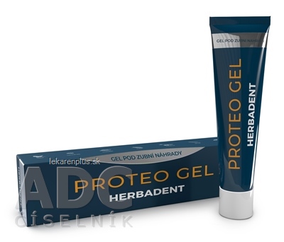 HERBADENT PROTEO GEL pod zubné náhrady 1x40 g