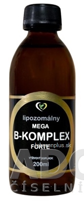 Zdravý svet Lipozomálny MEGA B-KOMPLEX forte 1x200 ml