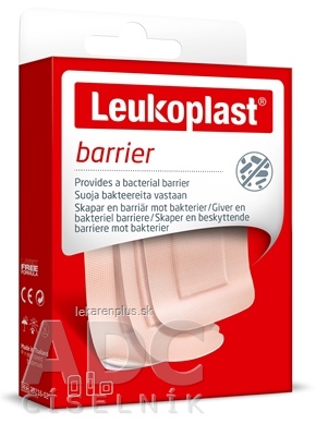 LEUKOPLAST BARRIER náplasť na rany, 3 veľkosti (inov.2020/2021) 1x20 ks