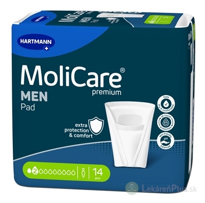 MoliCare Premium MEN PAD 2 kvapky inkontinenčné vložky pre mužov 1x14 ks