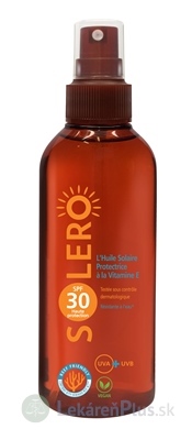 SOLERO SPF30 Ochranný opaľovací olej v spreji s vitamínom E 1x150 ml