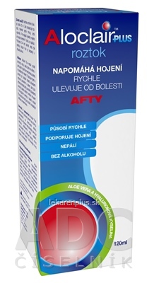 Aloclair PLUS roztok ústna voda 1x120 ml