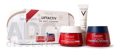 VICHY LIFTACTIV B3 ANTI-PIGMENT XMAS 2024 denný krém 50 ml + nočný krém 50 ml + Capital Soleil UV-Age Daily SPF50+ 15 ml, 1x1 set