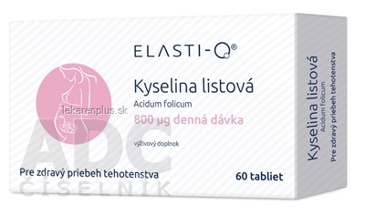 Elasti-Q KYSELINA LISTOVÁ 800 μg tbl 1x60 ks