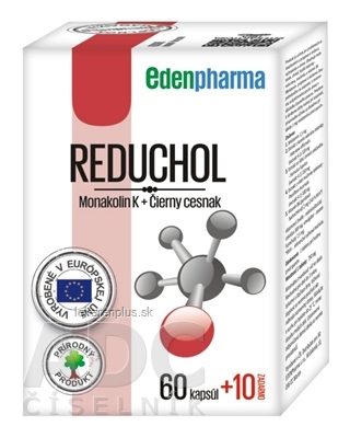 EDENPharma REDUCHOL cps (inov.2023) 60+10 zadarmo (70 ks)