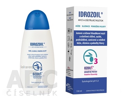 IDROZOIL roztok na umývanie a ošetrenie, OzoilE 1x150 ml