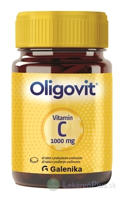 Oligovit Vitamín C 1000 mg tbl s predĺženým uvoľňovaním 1x60 ks