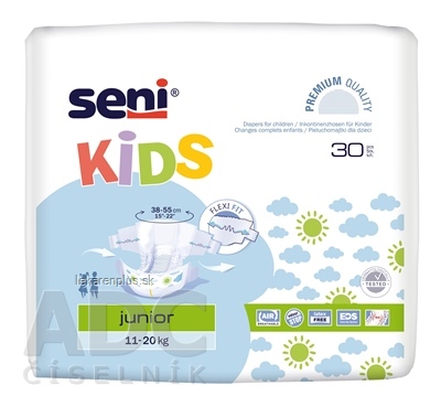 Seni KIDS junior plienkové nohavičky, 11-20 kg (inov.2020) 1x30 ks