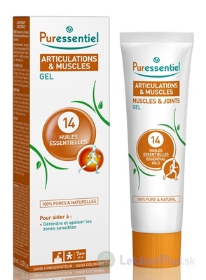 PURESSENTIEL Gél na svaly a kĺby 14 esenciálnych olejov 1x60 ml