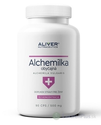 ALIVER Alchemilka obyčajná cps (koncentrácia 10:1) 1x90 ks