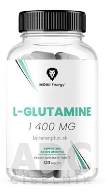 MOVit L-GLUTAMÍN 1 400 mg tbl 1x120 ks