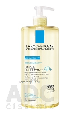 LA ROCHE-POSAY LIPIKAR HUILE LAVANTE AP+ kúpeľový a sprchovací olej, s pumpičkou 1x1000 ml