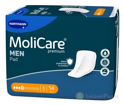 MoliCare Premium MEN PAD 4 kvapky inkontinenčné vložky pre mužov 1x14 ks