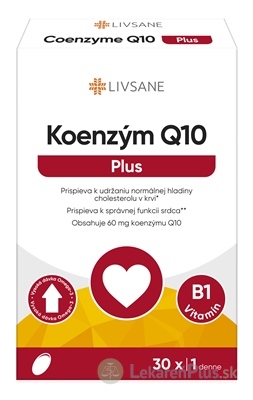 LIVSANE Koenzým Q10 Plus cps 1x30 ks