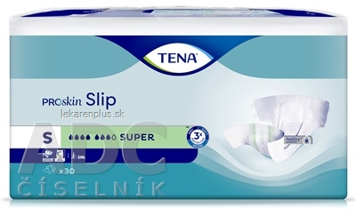 TENA Slip Super S plienkové nohavičky (inov.2022) 1x30 ks