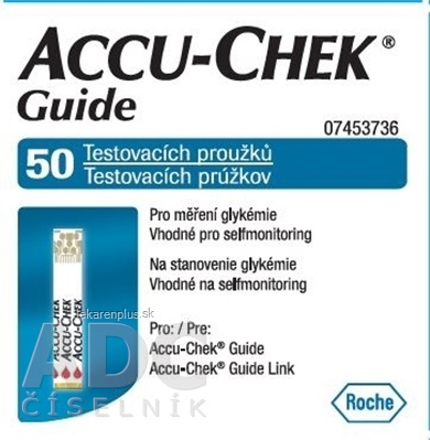 ACCU-CHEK Guide 50 testovacie prúžky do glukomera 1x50 ks