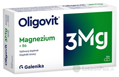 Oligovit 3 Mg cps (Magnézium + B6) 1x30 ks