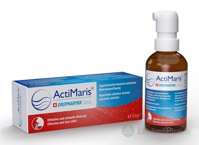 ActiMaris OROPHARYNX Sprej hypertonický roztok morskej vody 1x50 ml