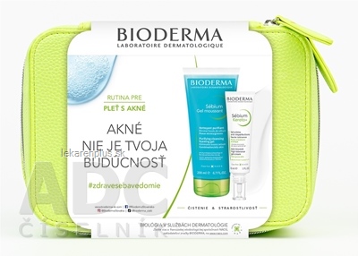 BIODERMA Sébium Darčekové balenie Sébium Gél moussant 200 ml + Sébium Kerato+ 30 ml, 1x1 set