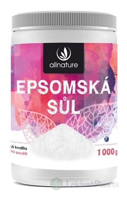 Allnature Epsomská soľ 1x1000 g