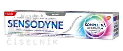 SENSODYNE KOMPLEXNÁ Ochrana+ WHITENING zubná pasta 1x75 ml