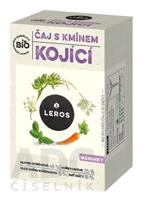 LEROS BIO ČAJ S RASCOU DOJČIACI bylinný čaj, nálevové vrecká 20x1,8 g (36 g)