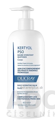 DUCRAY KERTYOL PSO BAUME HYDRATANT (inov.2021) hydratačný balzam na telo 1x400 ml